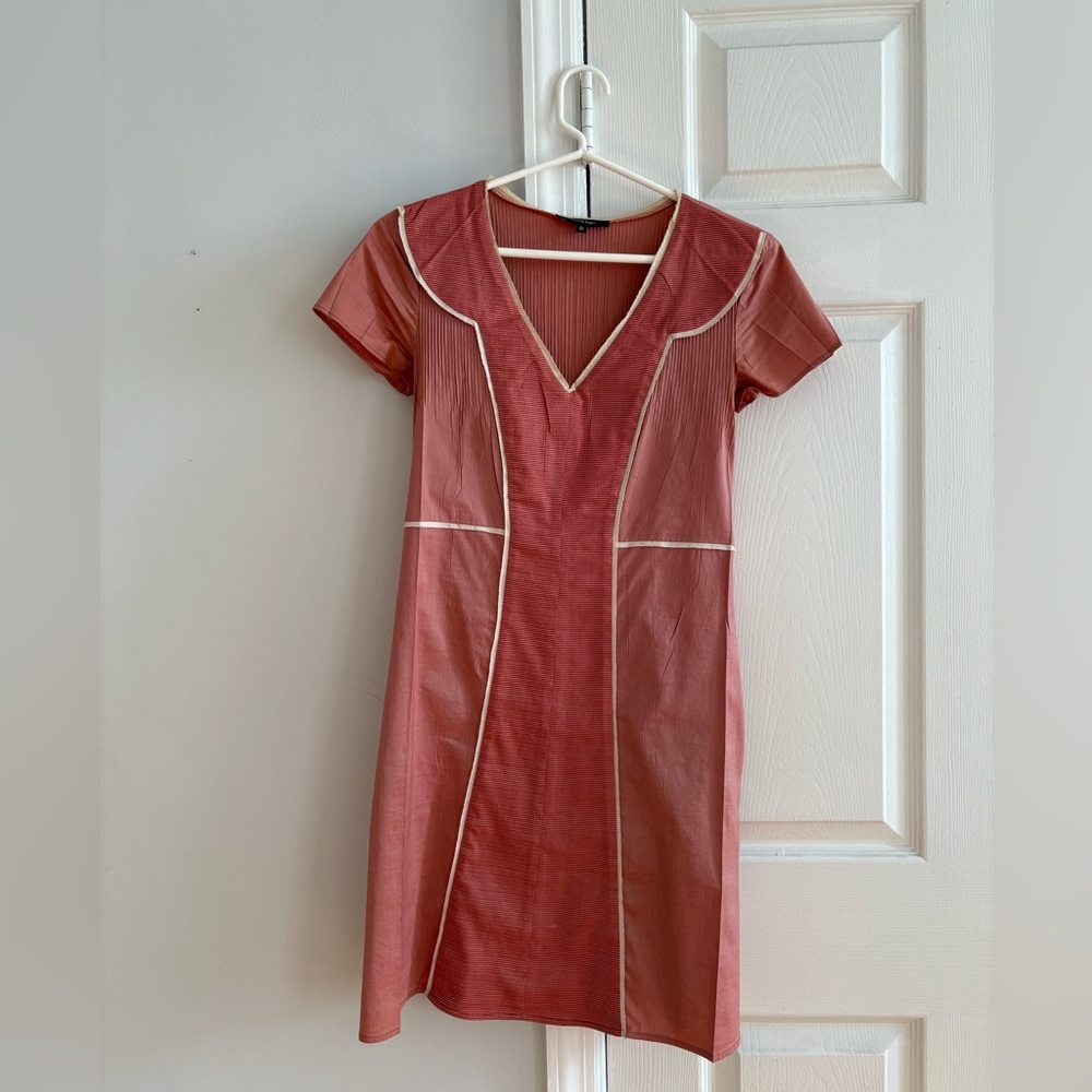 Cotelac Pink V-Neck Dress